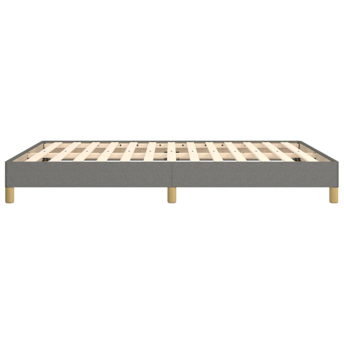 Bed Frame Dark Grey 135x190 cm 4FT6 Double Fabric.