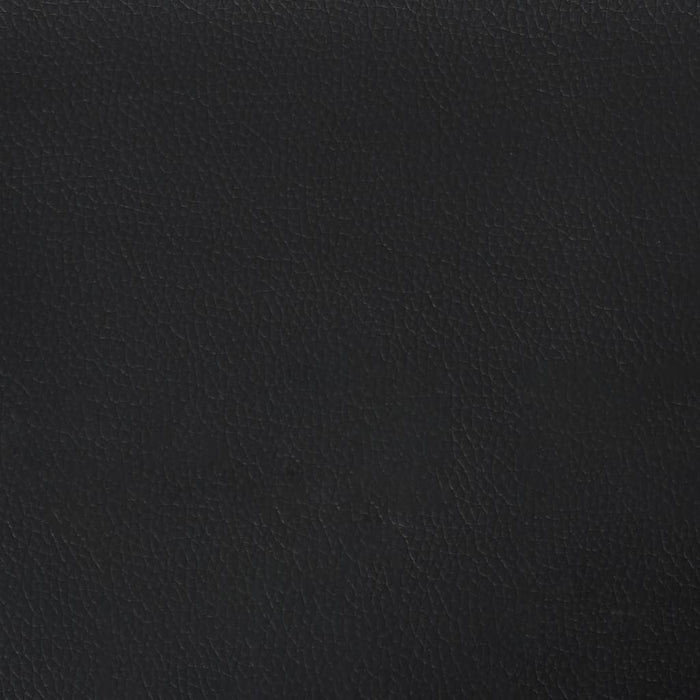 Bed Frame Black 180x200 cm 6FT Super King Faux Leather.