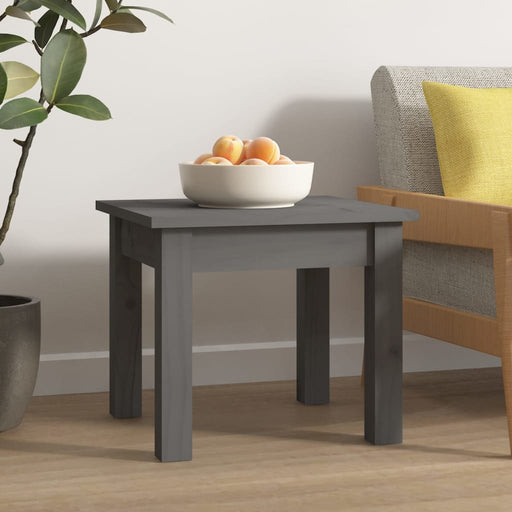 Coffee Table Grey 35x35x30 cm Solid Wood Pine.