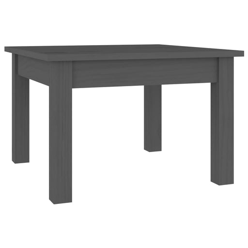 Coffee Table Grey 45x45x30 cm Solid Wood Pine.