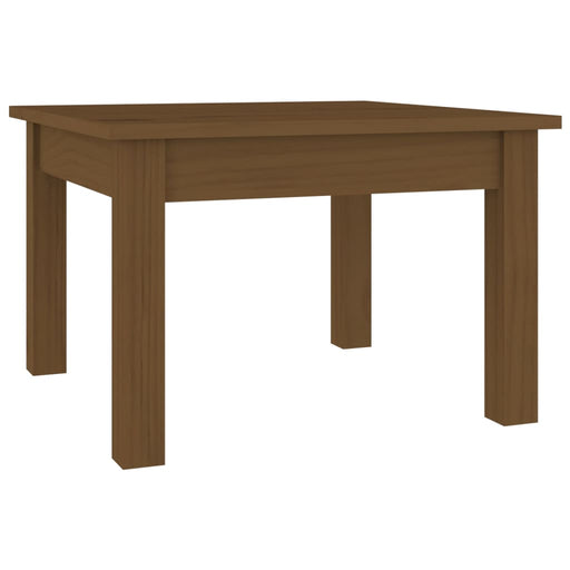 Coffee Table Honey Brown 45x45x30 cm Solid Wood Pine.