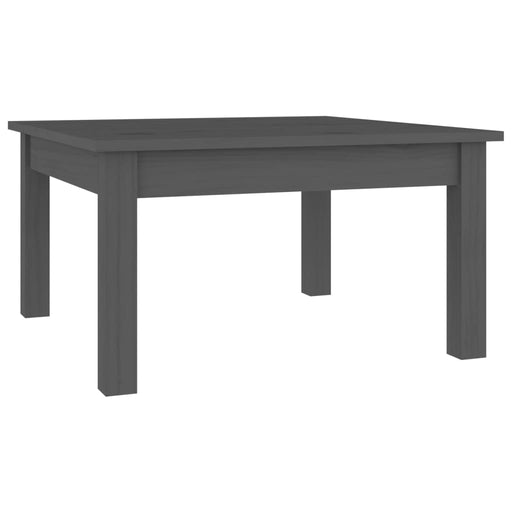 Coffee Table Grey 55x55x30 cm Solid Wood Pine.