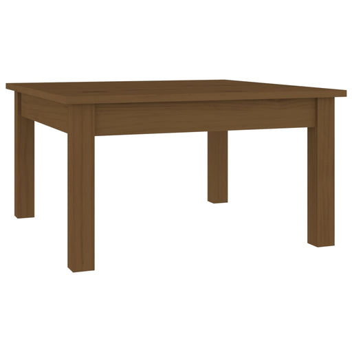 Coffee Table Honey Brown 55x55x30 cm Solid Wood Pine.