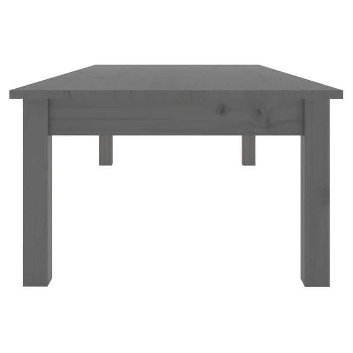 Coffee Table Grey 110x50x30 cm Solid Wood Pine.