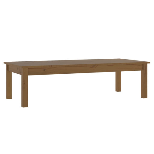 Coffee Table Honey Brown 110x50x30 cm Solid Wood Pine.