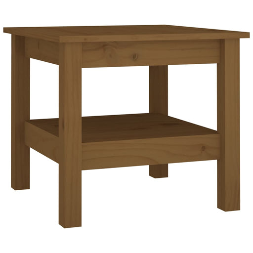 Coffee Table Honey Brown 45x45x40 cm Solid Wood Pine.