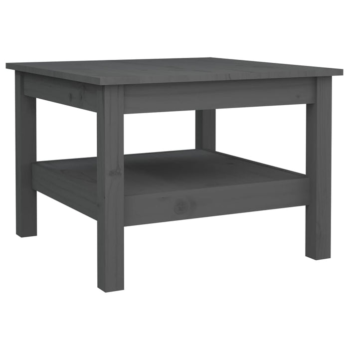 Coffee Table Grey 55x55x40 cm Solid Wood Pine.