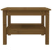Coffee Table Honey Brown 55x55x40 cm Solid Wood Pine.
