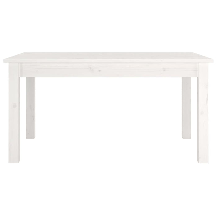 Coffee Table White 80x50x40 cm Solid Wood Pine.