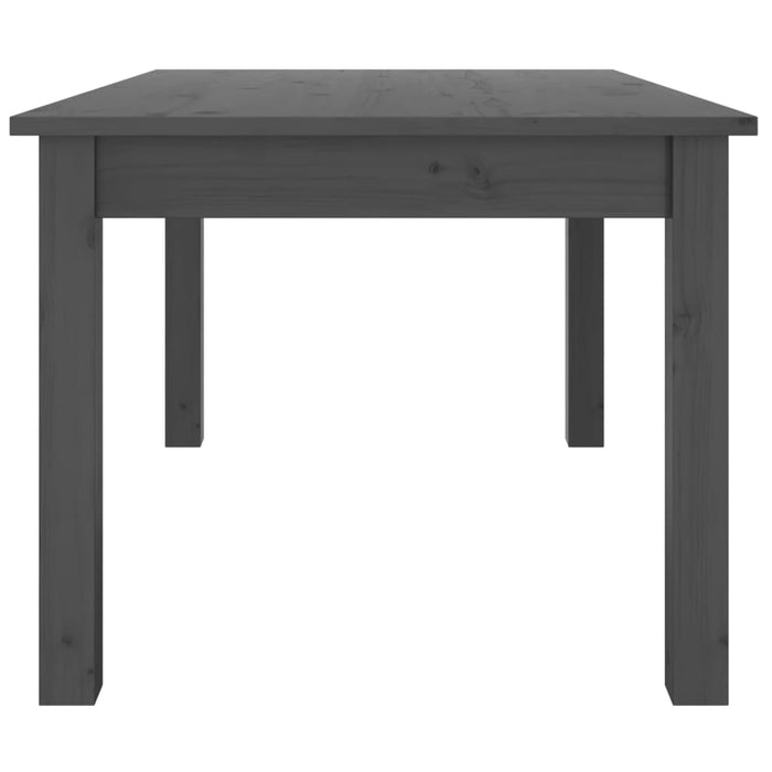 Coffee Table Grey 80x50x40 cm Solid Wood Pine.