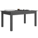 Coffee Table Grey 80x50x40 cm Solid Wood Pine.