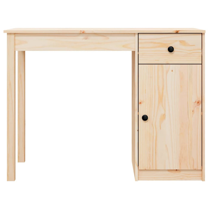 Desk Solid Wood Pine 100 cm