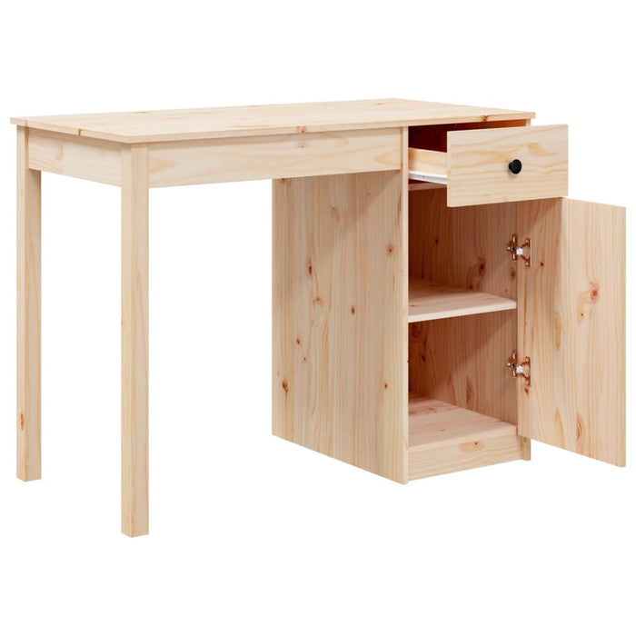 Desk Solid Wood Pine 100 cm