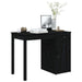 Desk Black 100x50x75 cm Solid Wood Pine.