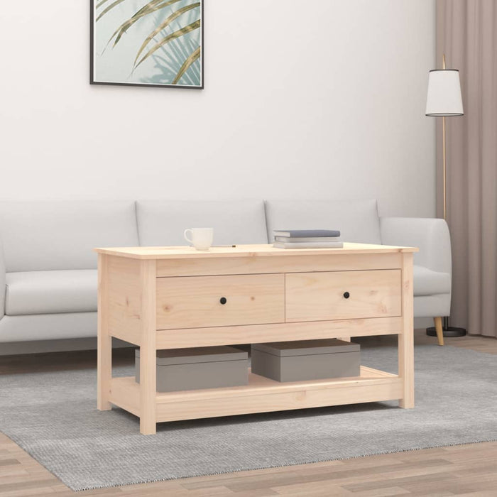 Coffee Table 102x49x55 cm Solid Wood Pine.