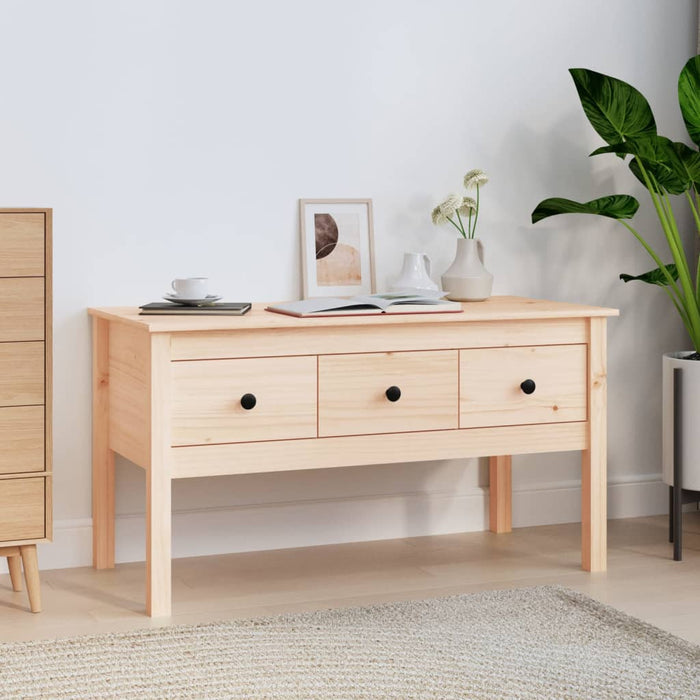 Coffee Table 102x49x55 cm Solid Wood Pine.