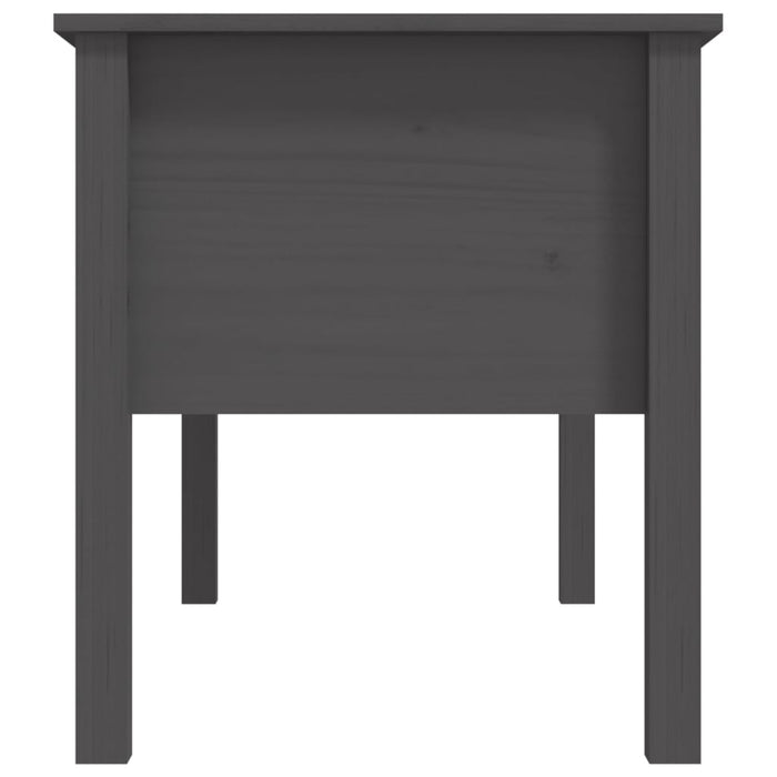 Coffee Table Grey 102x49x55 cm Solid Wood Pine.