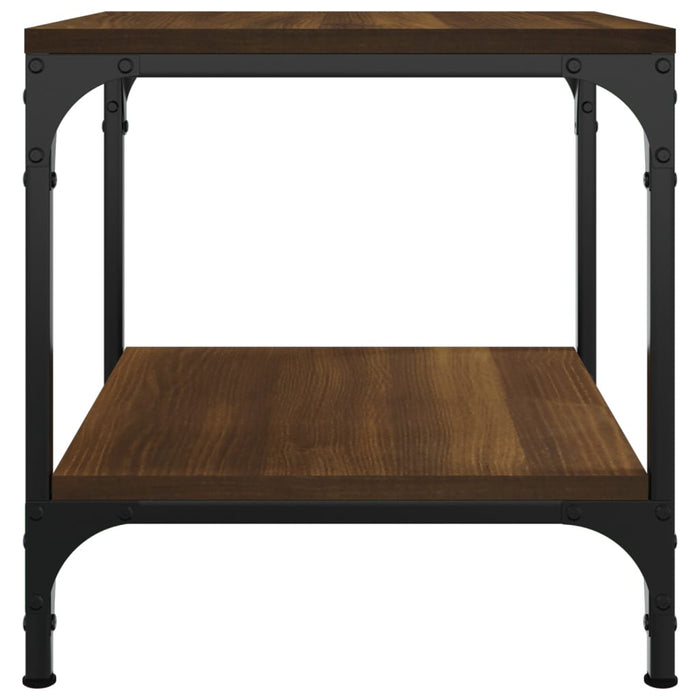 Side Tables 2 pcs Brown Oak Engineered Wood 40 cm