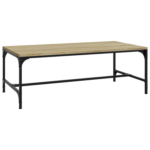 Coffee Table Sonoma Oak 100x50x35 cm Engineered Wood.