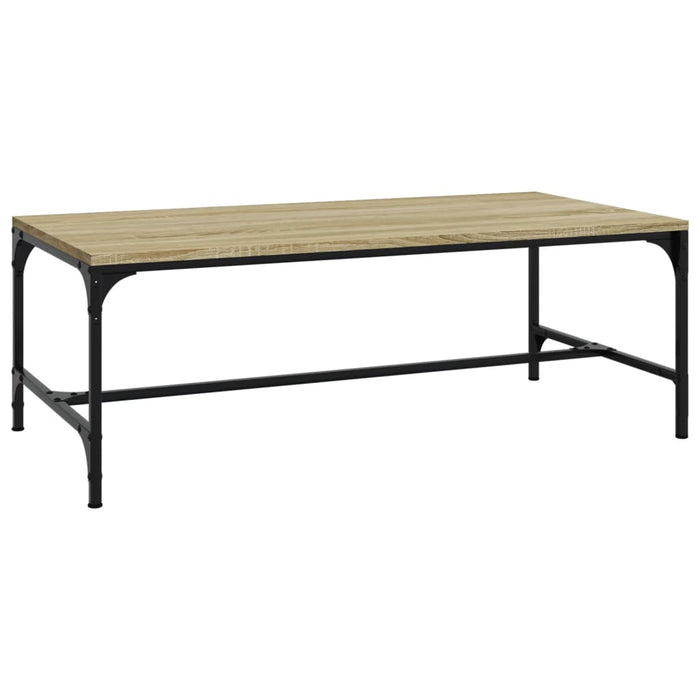 Coffee Table Sonoma Oak 100x50x35 cm Engineered Wood.