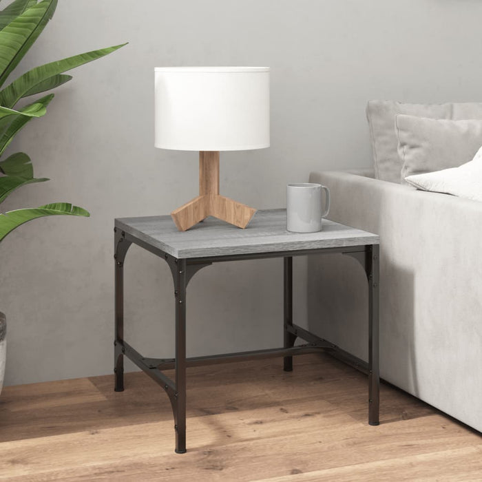 Coffee Table Grey Sonoma 50x50x35 cm Engineered Wood.