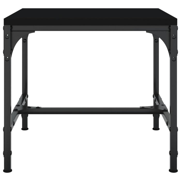 Side Table Black 40x40x35 cm Engineered Wood.