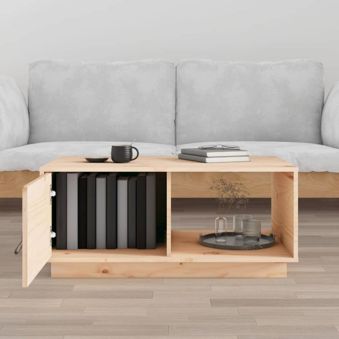 Coffee Table 80x50x35.5 cm Solid Wood Pine.