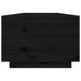 Coffee Table Black 80x50x35.5 cm Solid Wood Pine.