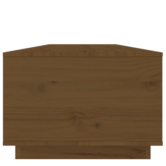 Coffee Table Honey Brown 100x50x35 cm Solid Wood Pine.