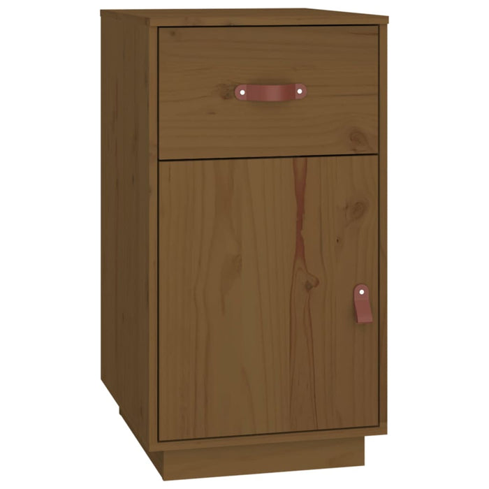 Desk Cabinet Honey Brown 40x50x75 cm Solid Wood Pine.