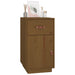 Desk Cabinet Honey Brown 40x50x75 cm Solid Wood Pine.