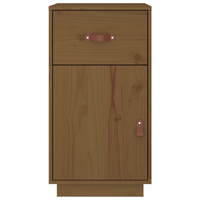 Desk Cabinet Honey Brown 40x50x75 cm Solid Wood Pine.