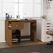 Desk Honey Brown 95x50x75 cm Solid Wood Pine.