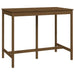 Bar Table Honey Brown 140x80x110 cm Solid Wood Pine.