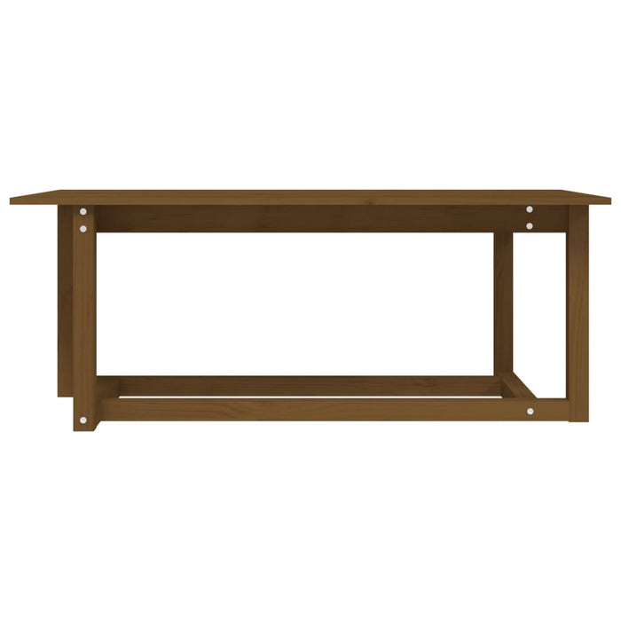 Coffee Table Honey Brown 110x55x45 cm Solid Wood Pine.