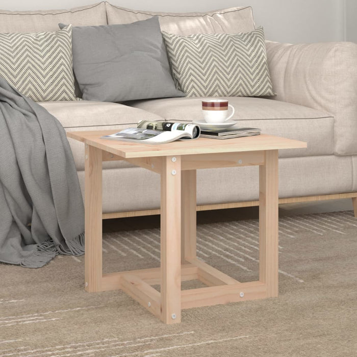 Coffee Table 50x50x45 cm Solid Wood Pine.