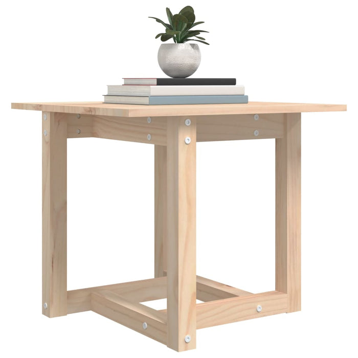 Coffee Table 50x50x45 cm Solid Wood Pine.