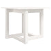 Coffee Table White 50x50x45 cm Solid Wood Pine.