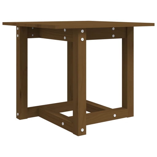 Coffee Table Honey Brown 50x50x45 cm Solid Wood Pine.