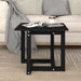 Coffee Table Black 50x50x45 cm Solid Wood Pine.