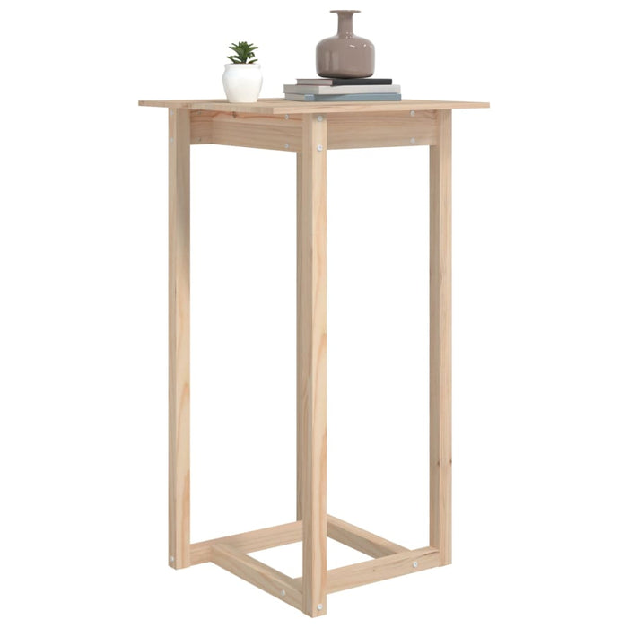 Bar Table 60x60x110 cm Solid Wood Pine.