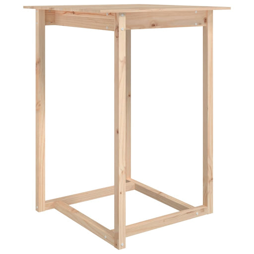 Bar Table 80x80x110 cm Solid Wood Pine.