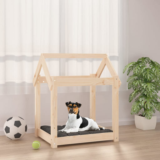 Dog Bed 61x50x70 cm Solid Wood Pine.