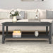 Coffee Table Grey 110x55x45 cm Solid Wood Pine.