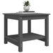 Coffee Table Grey 50x50x45 cm Solid Wood Pine.