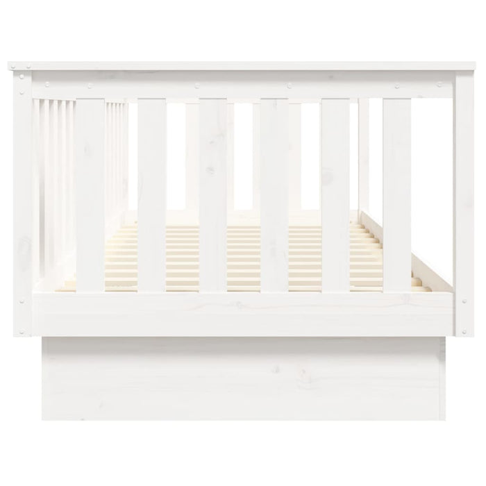 Day Bed White 100x200 cm Solid Wood Pine.