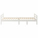 Bed Frame White 90x190 cm 3FT Single Solid Wood Pine.
