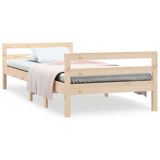 Bed Frame 75x190 cm 2FT6 Small Single Solid Wood Pine.