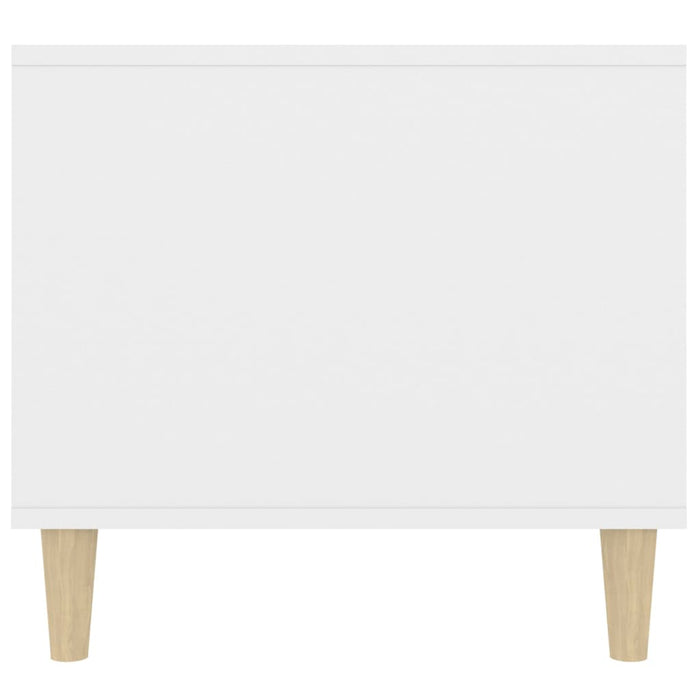 Coffee Table White 90x49x45 cm Engineered Wood.