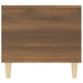 Coffee Table Brown Oak 90x49x45 cm Engineered Wood.
